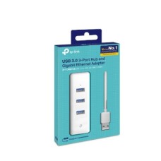 ADAPTADOR TP-LINK UE330 USB 3.0 A ETHERNET + 3USB ADAPTADOR TP-LINK UE330 USB 3.0 A ETHERNET + 3USB
