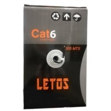 CABLE UTP LETOS CAT 6E EXT LE-CA6E (ROLLO 305 MTS) CABLE UTP LETOS CAT 6E EXT LE-CA6E (ROLLO 305 MTS)