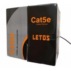 CABLE UTP LETOS CAT 5E INT LE-UTI (ROLLO 305 MTS) CABLE UTP LETOS CAT 5E INT LE-UTI (ROLLO 305 MTS)