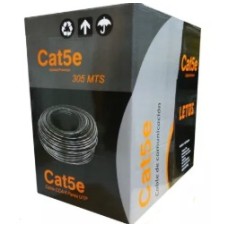 CABLE UTP LETOS CAT5E EXTERIOR LE-UTEX ROLLO 305 MTRS CABLE UTP LETOS CAT5E EXTERIOR LE-UTEX ROLLO 305 MTRS