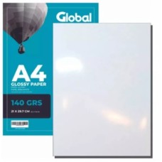 PAPEL FOTO GLOBAL GLOSSY 140 GRS A4 PACK X 20 PAPEL FOTO GLOBAL GLOSSY 140 GRS A4 PACK X 20
