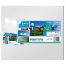 PAPEL FOTO GNEISS MATTE 110 GRS A4 X 100 GN-P110M PAPEL FOTO GNEISS MATTE 110 GRS A4 X 100 GN-P110M