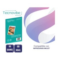 PAPEL FOTO TECNOVIBE MATE 108 GRS A4 PACK X 100 PAPEL FOTO TECNOVIBE MATE 108 GRS A4 PACK X 100