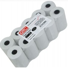 ROLLO PAPEL TERMICO GTC 57MMX20M PACK X 10UNI