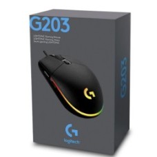 MOUSE LOGITECH G203 LIGHTSYNC USB NEGRO GAMING MOUSE LOGITECH G203 LIGHTSYNC USB NEGRO GAMING