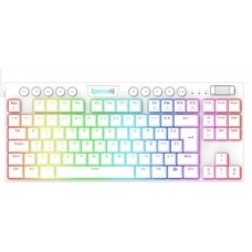 TECLADO REDRAGON HORUS TKL K622W-RGB WHITE USB GAM TECLADO REDRAGON HORUS TKL K622W-RGB WHITE USB GAM