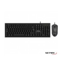 TECLADO+MOUSE NETMAK NM-KB340 USB TECLADO+MOUSE NETMAK NM-KB340 USB