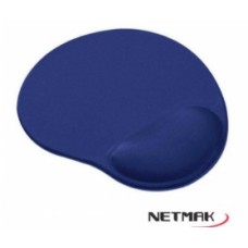 PAD MOUSE NETMAK NM-PGEL-B GEL AZUL PAD MOUSE NETMAK NM-PGEL-B GEL AZUL