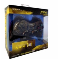 JOYSTICK NETMAK NM-XTREME PC/PS2/PS3 BLACK WIRELES JOYSTICK NETMAK NM-XTREME PC/PS2/PS3 BLACK WIRELES