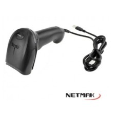 LECTOR NETMAK NM-LC401 1D/USB BLACK LECTOR NETMAK NM-LC401 1D/USB BLACK