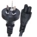 CABLE ALIMENTACION P/NOTEBOOK 1.8 TIPO TREBOL INTELOOK