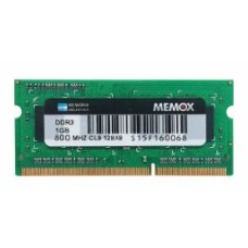 SODIMM DDR3 MEMOX 1GB 800 MHZ CL6 SODIMM DDR3 MEMOX 1GB 800 MHZ CL6
