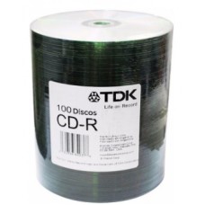 CD VIRGEN TDK INK 80 MIN BULK X100