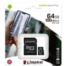 MICRO SD XC 64.00 GB KINGSTON CANVAS PLUS 2 EN 1 MICRO SD XC 64.00 GB KINGSTON CANVAS PLUS 2 EN 1