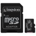 MICRO SD XC 64.00 GB KINGSTON CANVAS PLUS 2 EN 1 MICRO SD XC 64.00 GB KINGSTON CANVAS PLUS 2 EN 1