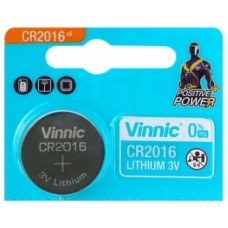 BATERIA CR-2016 VINNIC 3V/LITIO PACK X 5 BATERIA CR-2016 VINNIC 3V/LITIO PACK X 5