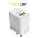 CARGADOR FOXBOX FLUX 18W BLANCO QC