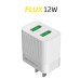 CARGADOR FOXBOX FLUX 12W BLANCO CABLE TIPO C