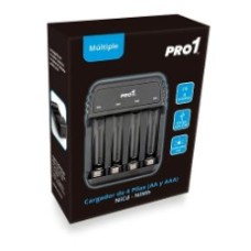 CARGADOR DE PILAS PRO1 FR-422-CP1 4 PILAS AA-AAA CARGADOR DE PILAS PRO1 FR-422-CP1 4 PILAS AA-AAA
