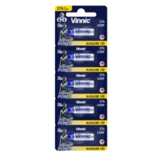 PILA VINNIC 27A L828F 12V/27A ALCALINA C/U PILA VINNIC 27A L828F 12V/27A ALCALINA C/U