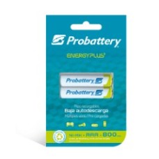 PILA AAA PROBATTERY RECARGABLE 800 MHA PACK X2 PILA AAA PROBATTERY RECARGABLE 800 MHA PACK X2