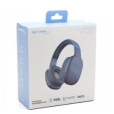 AURICULAR NETMAK NM-VOLT-B BLUE VINCHA DUAL/BT/CAB AURICULAR NETMAK NM-VOLT-B BLUE VINCHA DUAL/BT/CAB
