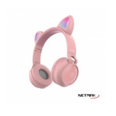 AURICULAR NETMAK NM-CAT ROSA DUAL BT5.3/PLUG3.5/LU AURICULAR NETMAK NM-CAT ROSA DUAL BT5.3/PLUG3.5/LU