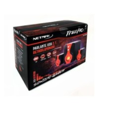 PARLANTE NETMAK NM-TRUENO USB 2.1 NG/RJ RETROILUMI PARLANTE NETMAK NM-TRUENO USB 2.1 NG/RJ RETROILUMI
