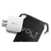 CARGADOR FOXBOX VOLT QC 3.0 BLANCO CABLE MICRO USB