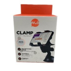SOPORTE ALO CELULAR SOPAPA CLAMP BLANCO