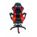 SILLA GAMER LH NEGRA-ROJO APOYA PIES REFORZADA
