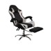 SILLA GAMER LH NEGRA-BLANCO APOYA PIES REFORZADA SILLA GAMER LH NEGRA-BLANCO APOYA PIES REFORZADA