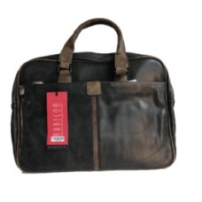 MALETIN MADISON SIMIL CUERO 14&quot; GRIS CLASSIC