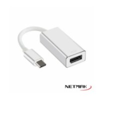 CONVERSOR NETMAK NM-C106 USB-C A DISPLAYPORT CONVERSOR NETMAK NM-C106 USB-C A DISPLAYPORT