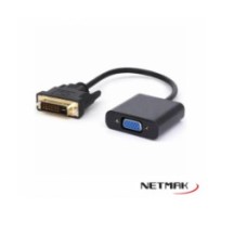 ADAPTADOR CONVERSOR NETMAK NM-C95 DVI M A VGA H ADAPTADOR CONVERSOR NETMAK NM-C95 DVI M A VGA H