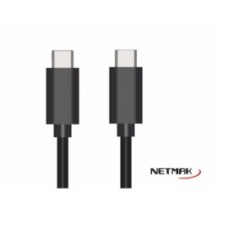 CABLE NETMAK USB-C A USB-C NM-C57 3A 60W 1MTS CABLE NETMAK USB-C A USB-C NM-C57 3A 60W 1MTS