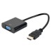 ADAPTADOR CONVERSOR LETOS LE-A200 HDMI A VGA S/AUDIO ADAPTADOR CONVERSOR LETOS LE-A200 HDMI A VGA S/AUDIO