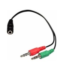 CABLE ADAPTADOR 1PLUG HEMBRA A 2 PLUG MACHO 3.5MM CABLE ADAPTADOR 1PLUG HEMBRA A 2 PLUG MACHO 3.5MM