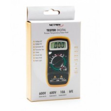 TESTER DIGITAL NETMAK NM-838 BUZZER/TEMP/HOLD