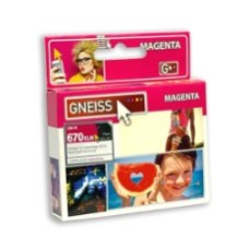 CARTUCHO GNEISS HP 670M MAGENTA XL