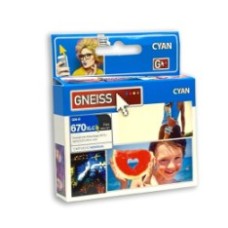 CARTUCHO GNEISS HP 670C CIAN XL