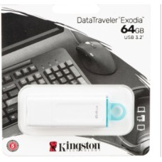 PENDRIVE KINGSTON DTX 64 GB BLANCO EXODIA USB 3.2 PENDRIVE KINGSTON DTX 64 GB BLANCO EXODIA USB 3.2
