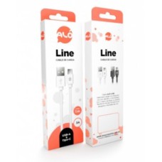 CABLE ALO 15W BLANCO USB-A A USB-C 1MTR BOX