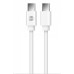 CABLE ALO 15W BLANCO USB-C A USB-C 1MTR BOX
