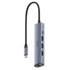 HUB CUDY UH605 5 EN 1 USB-C GIGABIT RJ45 ETHERNET HUB CUDY UH605 5 EN 1 USB-C GIGABIT RJ45 ETHERNET