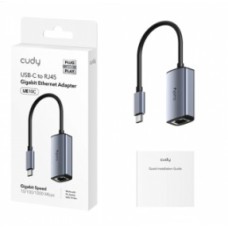 ADAPTADOR CUDY UE10C USB-C A ETHERNET RJ45