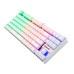 TECLADO REDRAGON KUMARA K552W-RGB 80% WHITE GAMER