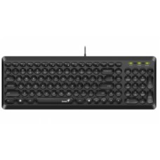 TECLADO GENIUS SLIMSTAR Q200 USB BLACK STYLISH
