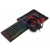 COMBO REDRAGON S-147 BLACK 4 EN 1 TEC/MO/AU/PAD