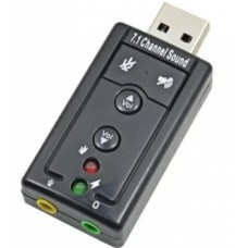 PLACA DE SONIDO USB 7.1 CON VOLUMEN JG-PLASOUND7.1